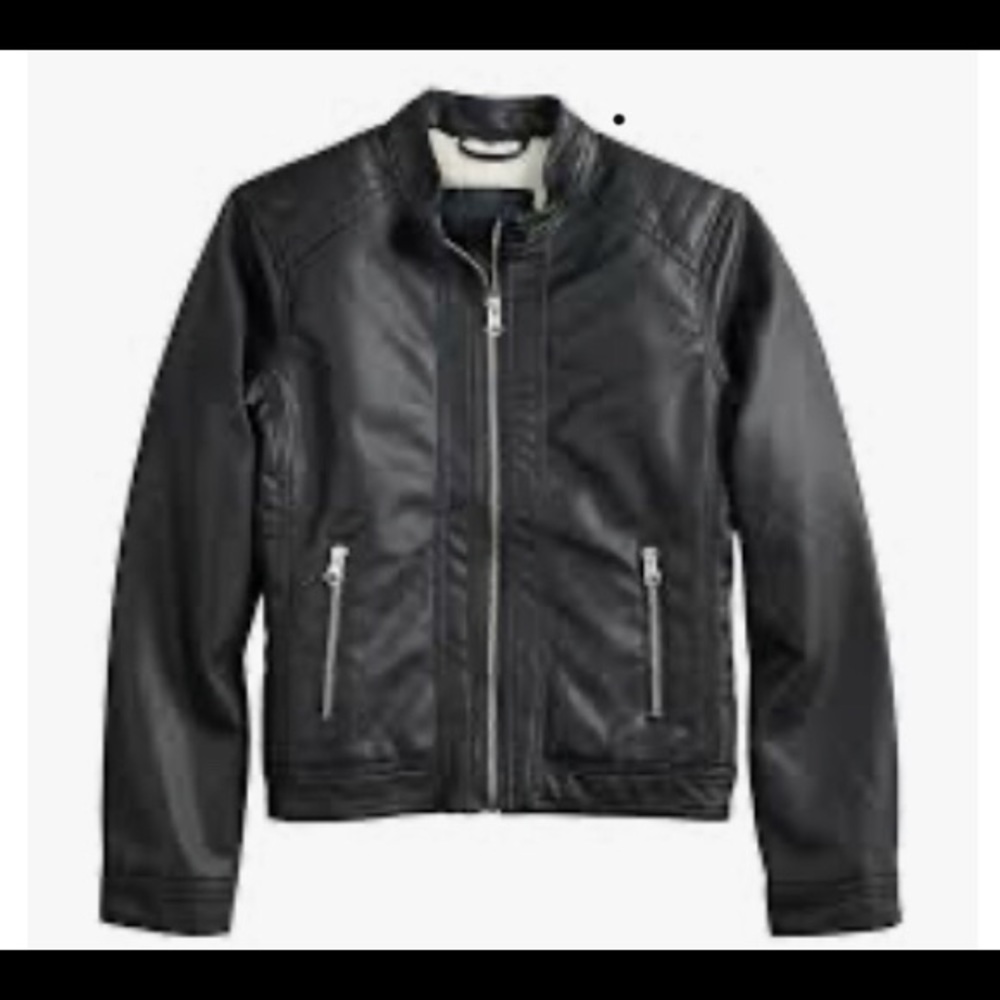 🦏 Kids Biker Jacket — Size 12 🦏